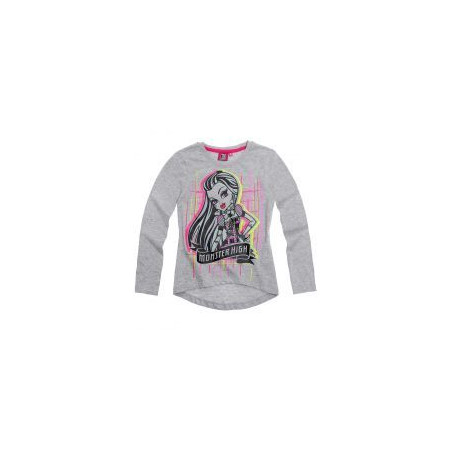 T-shirt manches longues Monster high gris pour fille