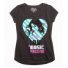 T-shirt disney violetta noir pour fille 10 ans
