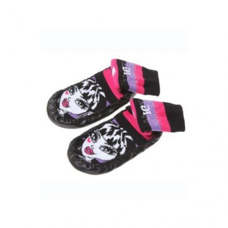 Chaussons Chaussettes Monster High Coton Unique Noir taille 27 / 30