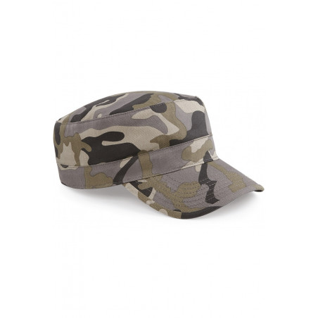 Casquette cubaine Camouflage campagne  beechfield militaire