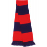Écharpe bicolore "Team" Rouge et bleu marine Result