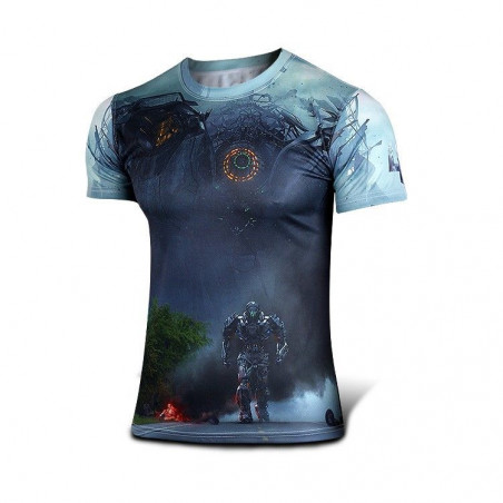 T-shirt transformers robot Polyester XL Imprimé 3D