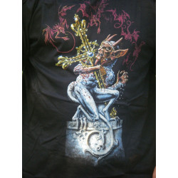 T-shirt alchemy diable croix anges déchus. Taille XL