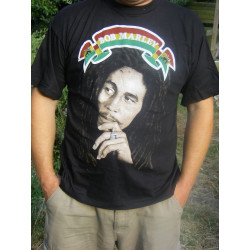 T-shirt portrait bob Marley...