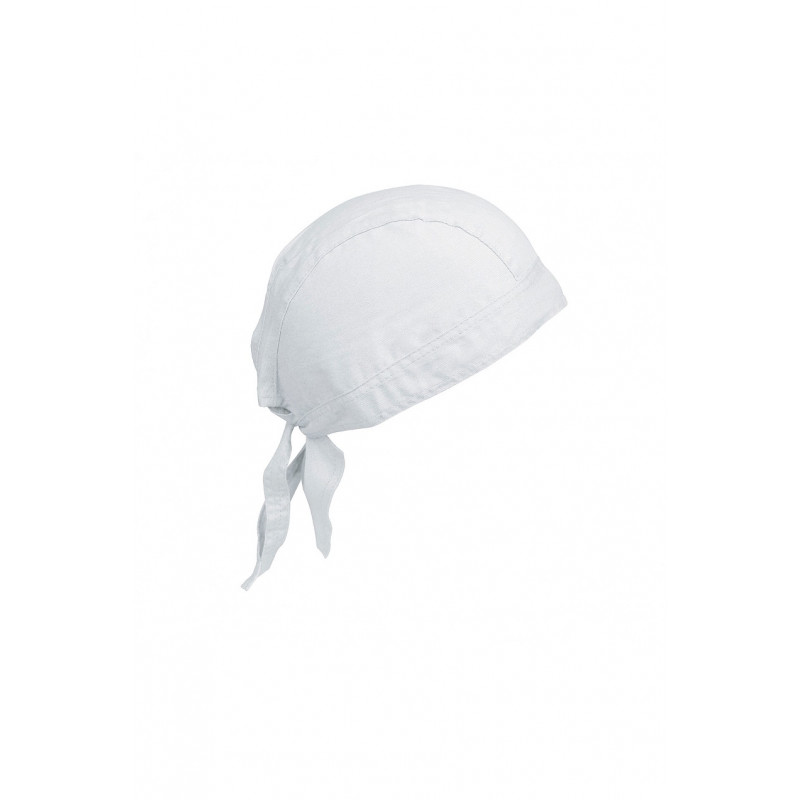 Cap bandana blanc unisexe