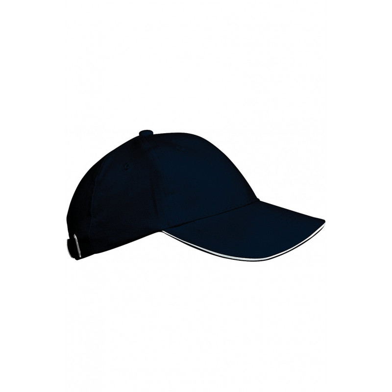 Casquette 6 panneaux bleu marine pour enfant