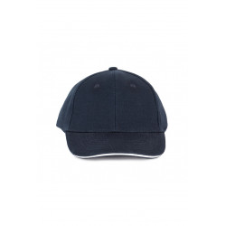 Casquette 6 panneaux bleu marine pour enfant
