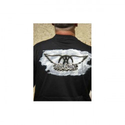 T-shirt Noir Aerosmith Get a Grip pour homme T-shirt Noir Aerosmith Get a Grip pour homme
