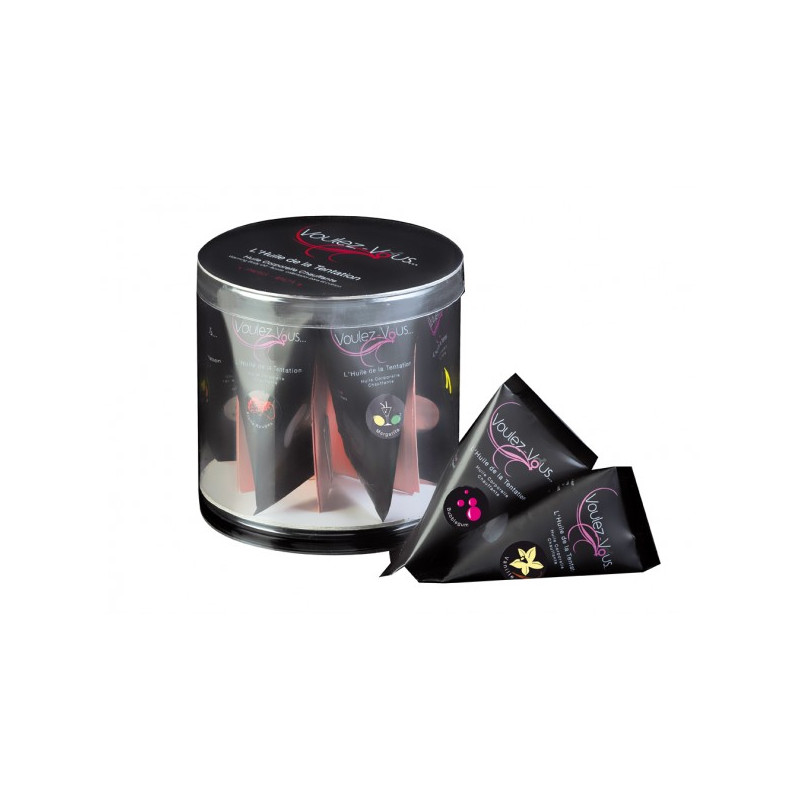 Coffret 6 Huiles de Massage gourmande Voulez-vous