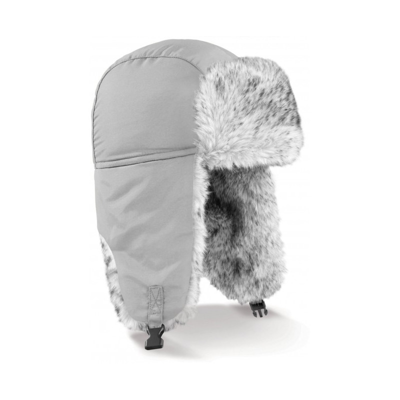 Chapka grise fermeture clip plastique taille L/XL Beechfield