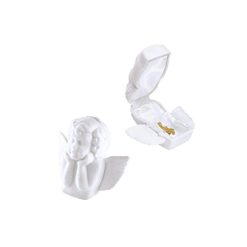 Ecrin Vide Poche Ange Blanc Pour Bijoux.
