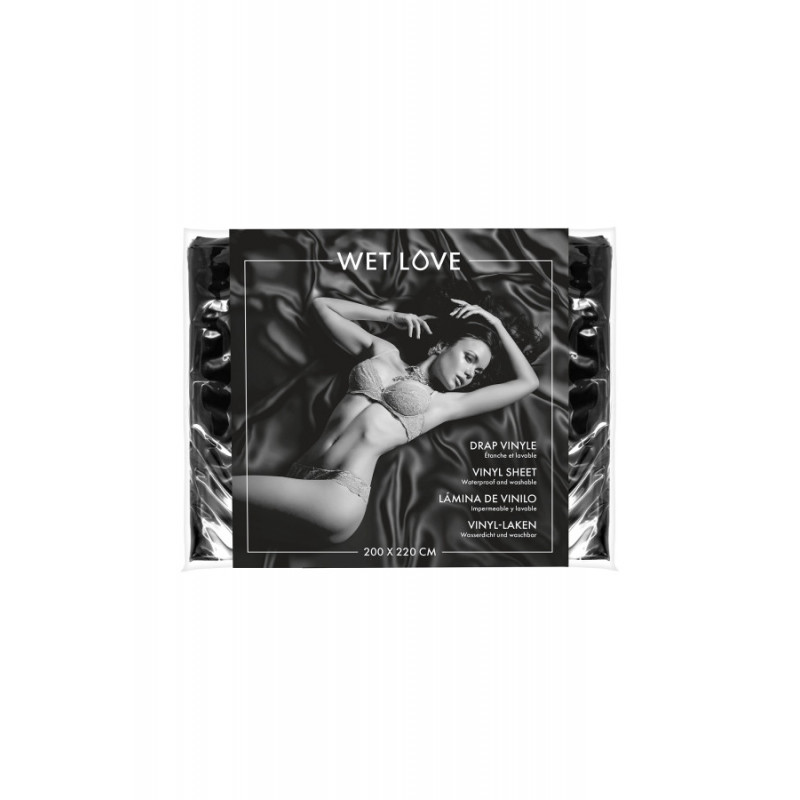 Drap massage en vinyle noir grand format FETISH TENTATION Drap massage en vinyle noir grand format FETISH TENTATION