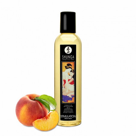 SHUNGA Huile de massage Stimulation Pêche 250ml