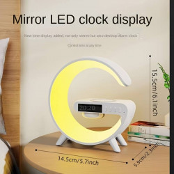 enceinte haut parleur lampe de chambre horloge multifonction sans fil
