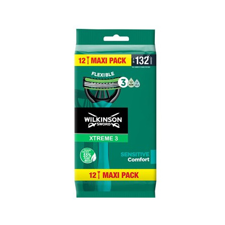 Rasoirs jetables Wilkinson Xtreme 3 - Pure sensitive - x12