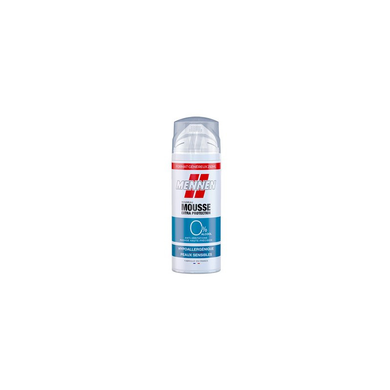 Mousse à raser Mennen Hypoallergénique 0% - 250ml Mousse à raser Mennen Hypoallergénique 0% - 250ml