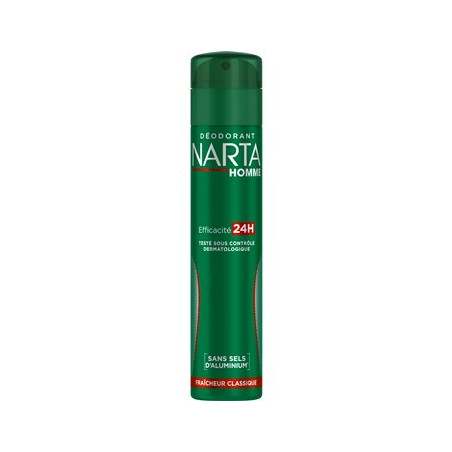 Déodorant spray Narta Homme efficacité 24h - 200ml