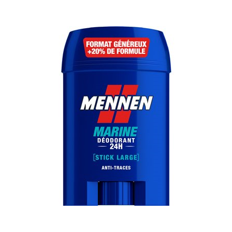 Déodorant stick Mennen Homme marine 24h - 60ml