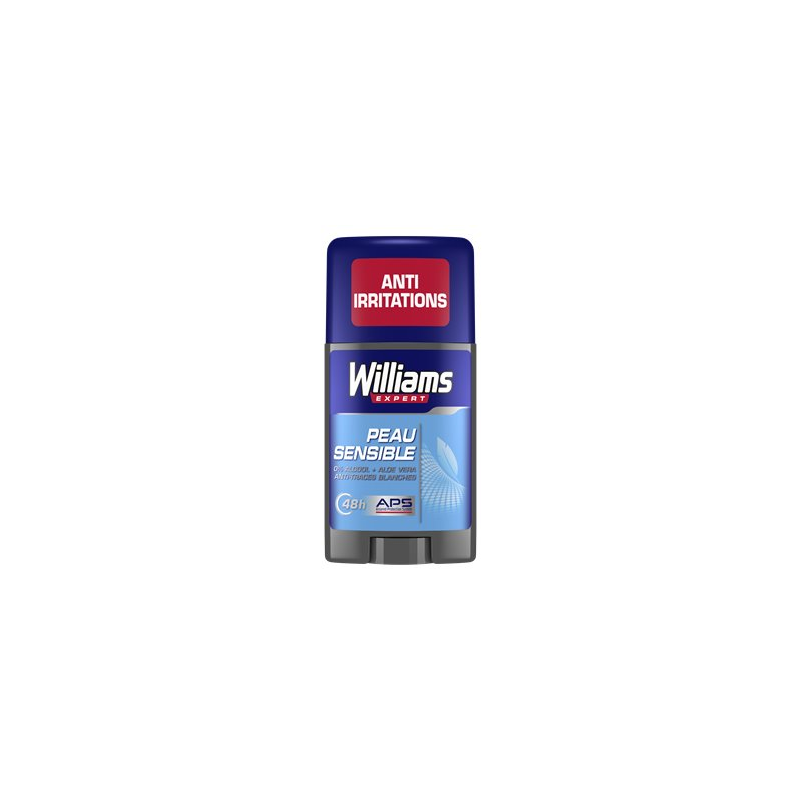 Déodorant Homme Stick Williams Peau Sensible 75ml