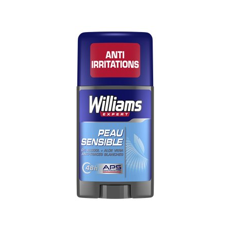 Déodorant Homme Stick Williams Peau Sensible 75ml