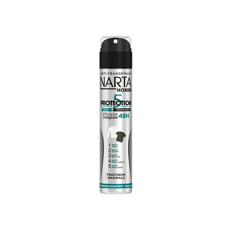 Déodorant spray Narta Homme Protection 5-en-1 48h - 200ml