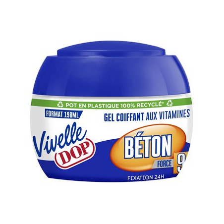 Gel cheveux Vivelle DOP Fixation Béton - 190ml