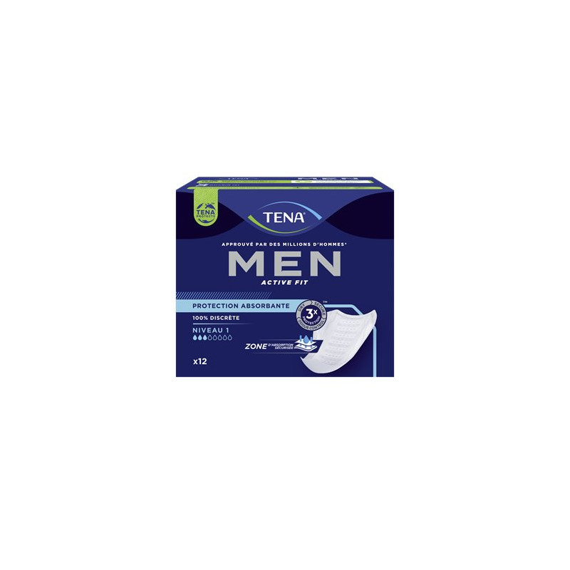 Serviettes Tena Men Level 1 - x12