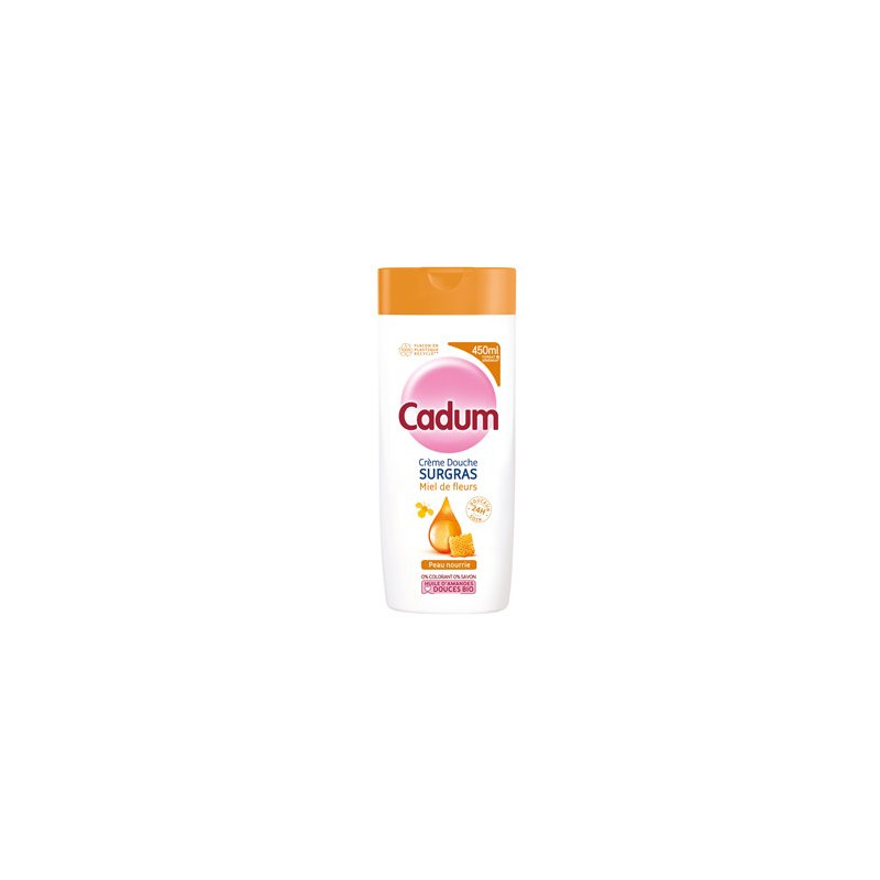 Crème de douche Surgras Cadum Miel de fleurs - 450ml