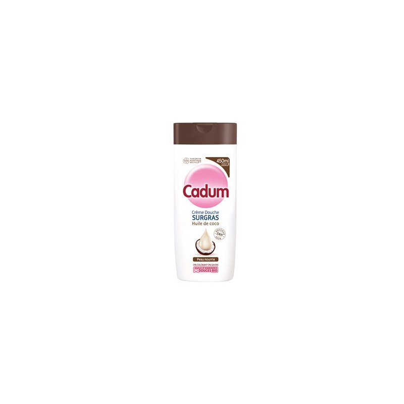 Crème de douche Surgras Cadum Huile de coco - 450ml