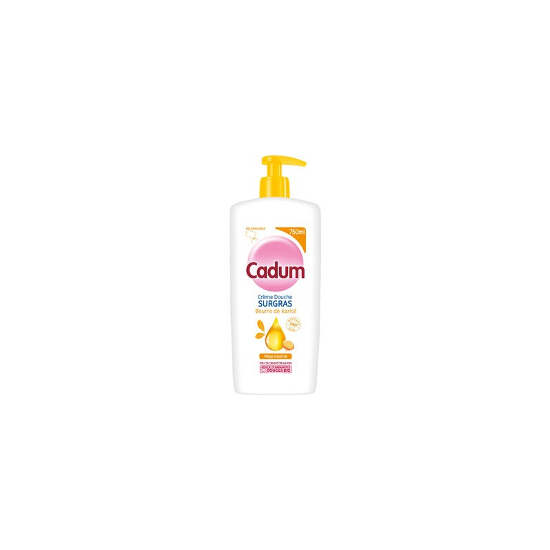 Crème douche Cadum Surgras Karité - 750ml