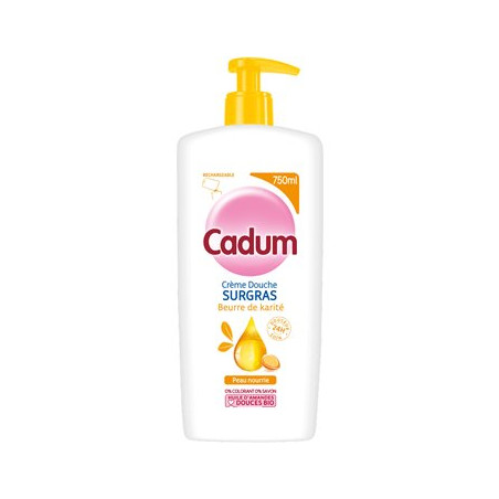 Crème douche Cadum Surgras Karité - 750ml