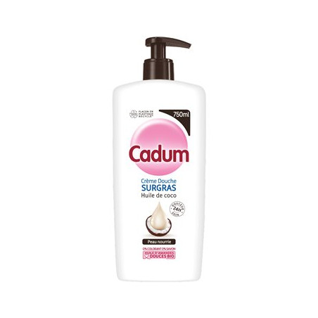 Crème douche Cadum Surgras Coco - 750ml