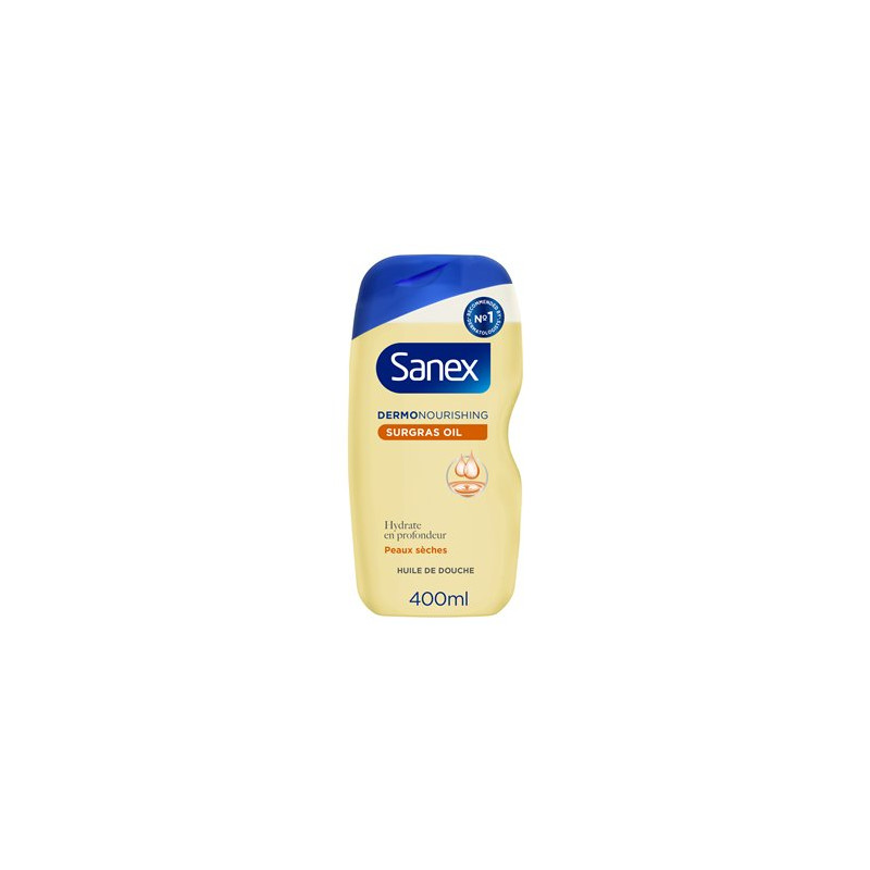 Huile de douche Sanex Dermonourishing - Surgras 400ml