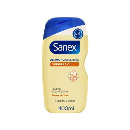 Huile de douche Sanex Dermonourishing - Surgras 400ml