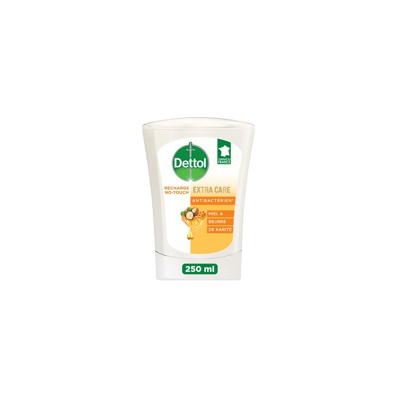 Recharge Savon Mains Dettol Miel et Beurre de Karité 250ml