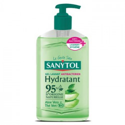 Gel lavant hydratant Sanytol Aloe vera Bio - 250ml