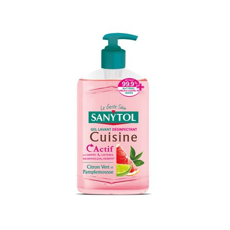 Gel lavant Sanytol Désinfectant cuisine - 250ml