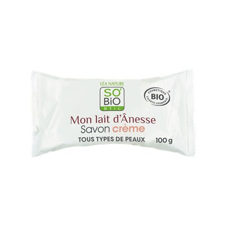 Savon crème lait d'anesse SoBIO Distrinat - 100g
