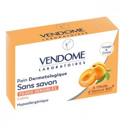 Pain Dermatologique VENDOME peaux sensibles Abricot - 100g