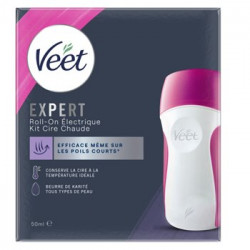 Roll-On EasyWax Expert Veet Appareil + Recharge Cire 50ml