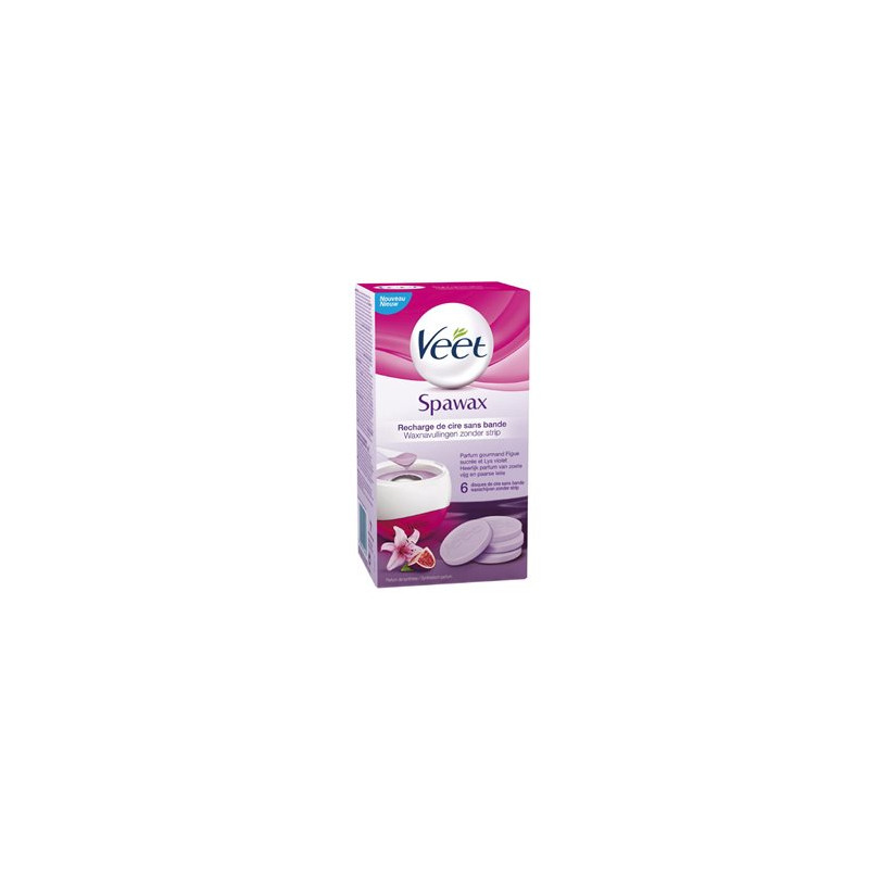 Recharge SpaWax Expert Veet Figue Sucrée et Lys Violet x6