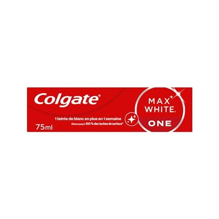 Dentifrice blancheur Colgate Max white one - 75ml