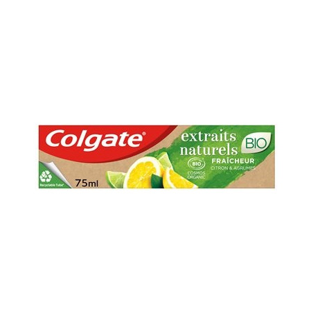 Dentifrice Colgate Bio Citron et agrumes - 75ml