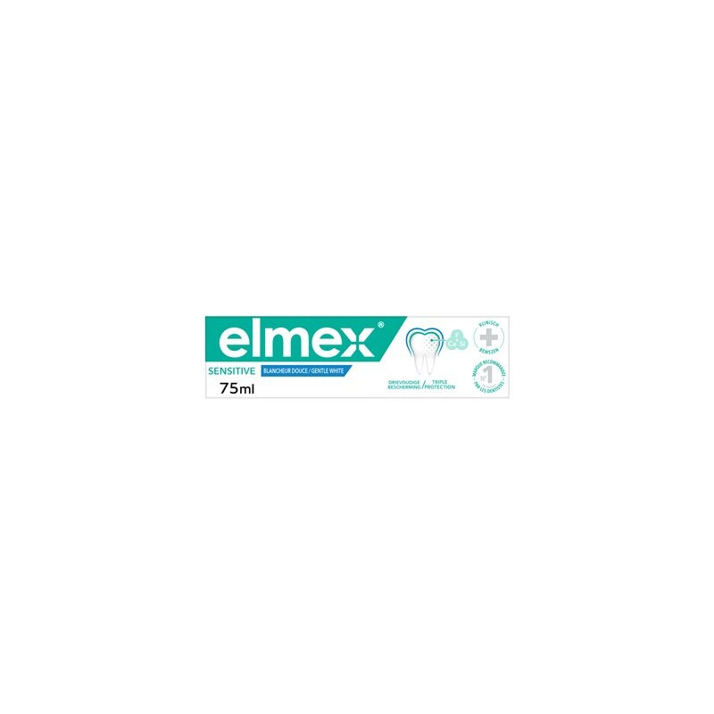 Dentifrice Elmex Sensitive Blancheur douce - 75ml