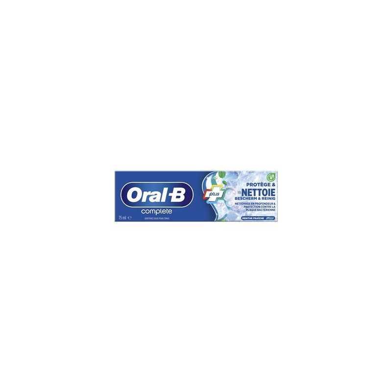 Dentifrice Oral-B Protège et nettoie - 75ml Dentifrice Oral-B Protège et nettoie - 75ml