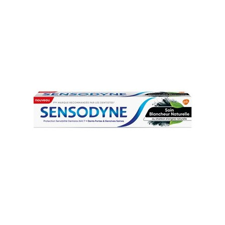 Dentifrice Sensodyne Soin Blancheur naturelle 24h - 75ml