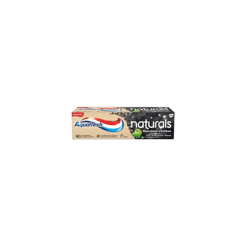 Dentifrice Naturals Aquafresh Blancheur charbon - 75ml Dentifrice Naturals Aquafresh Blancheur charbon - 75ml
