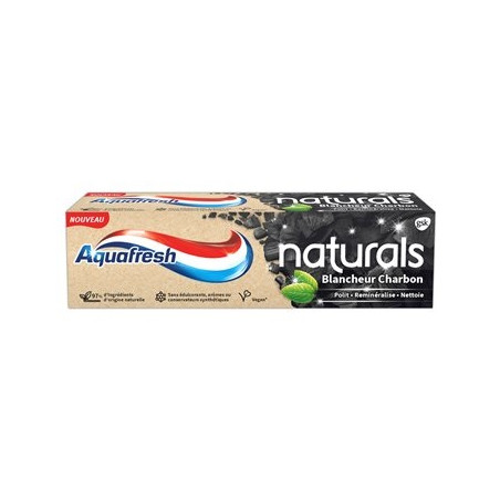 Dentifrice Naturals Aquafresh Blancheur charbon - 75ml