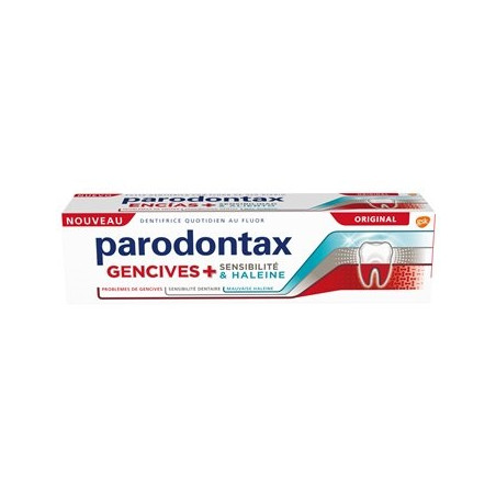 Dentifrice Parodontax Haleine gencives et Sensibilité 75ml