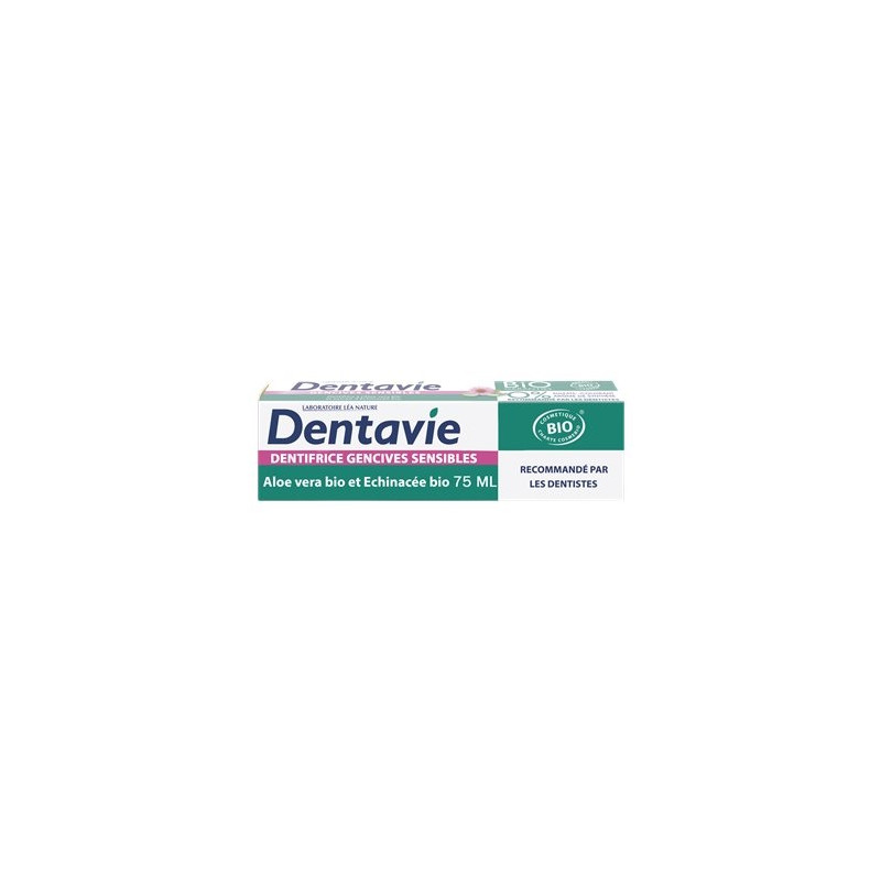 Dentifrice dentavie Bio Gencives sensibles - 75ml Dentifrice dentavie Bio Gencives sensibles - 75ml